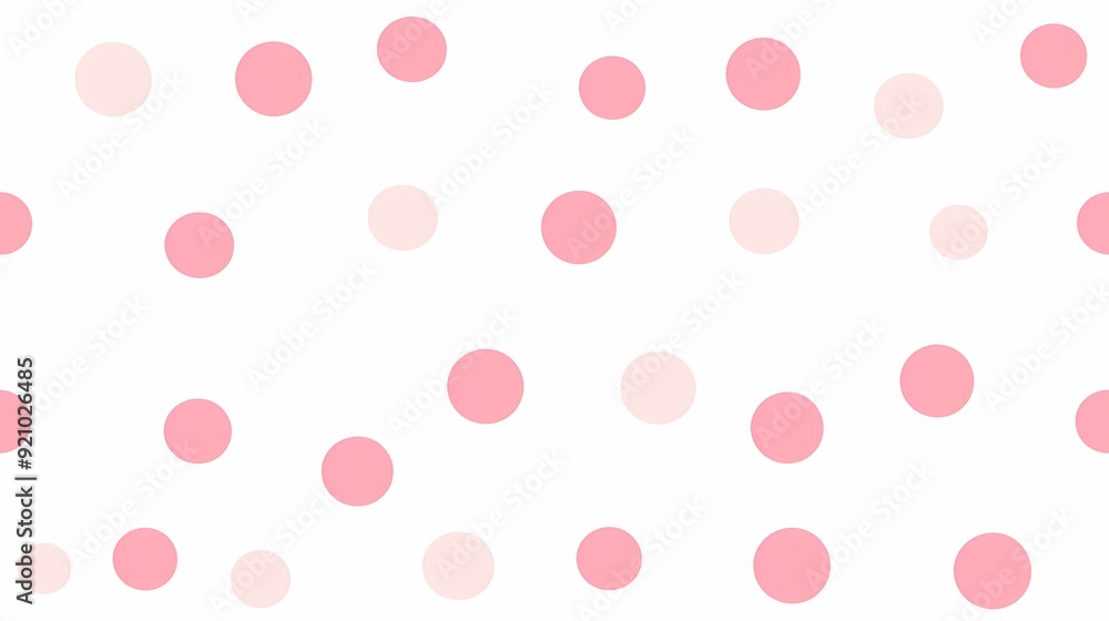 Abstract Pink Polka Dot Background Abstract Pink Polka Dot Background