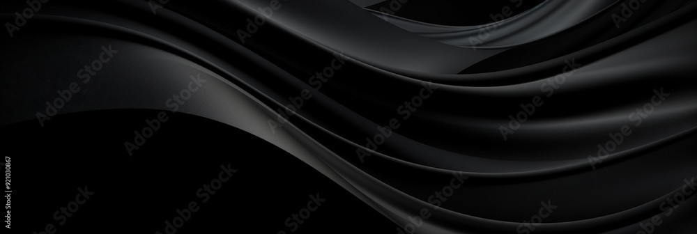 Abstract Black Waves Abstract Black Waves