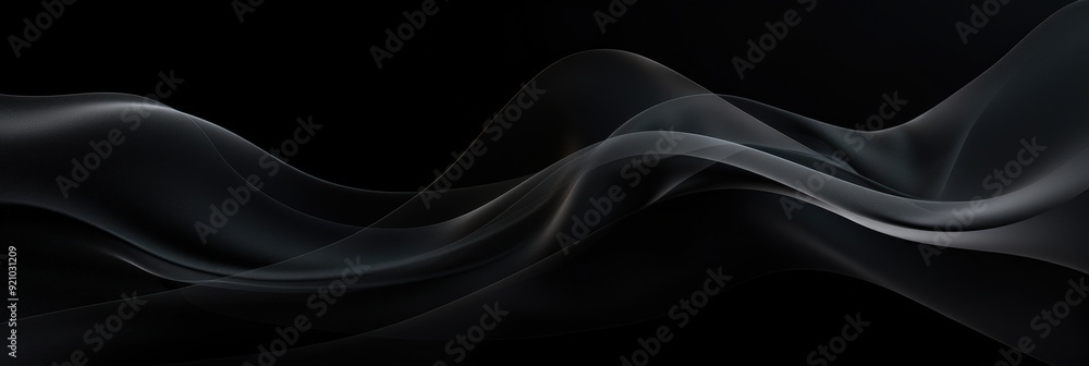 Obraz premium Abstract Smoke Wave Background