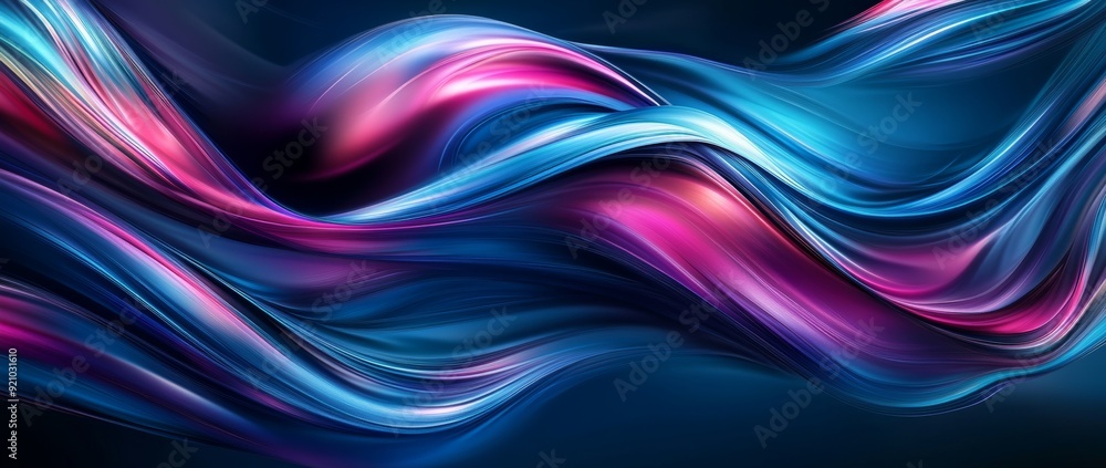 Abstract background created by flowing purple waves. Abstract background created by flowing purple waves.