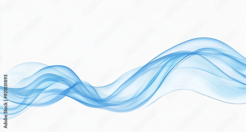 An abstract design with curved lines, a light background, a 3D render An abstract design with curved lines, a light background, a 3D render