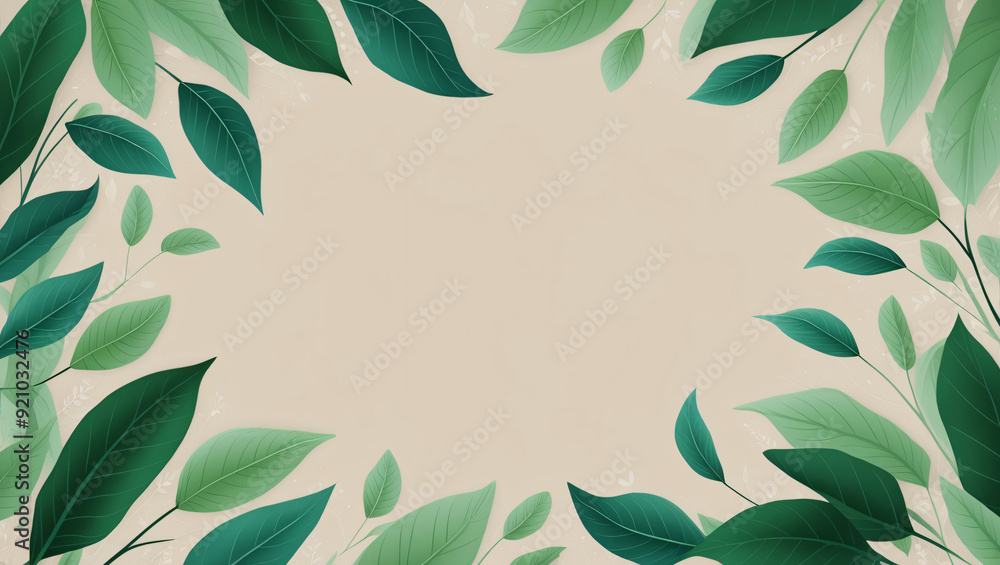 Green leaves background Green leaves background