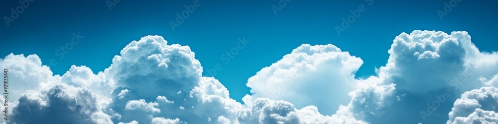 White fluffy clouds on blue sky. Abstract cloudscape background White fluffy clouds on blue sky. Abstract cloudscape background