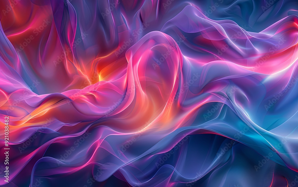 Abstract vibrant background with flowing lines Abstract vibrant background with flowing lines