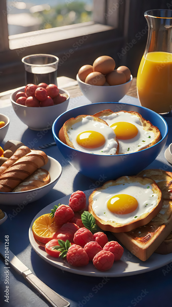 breakfast on the table breakfast on the table