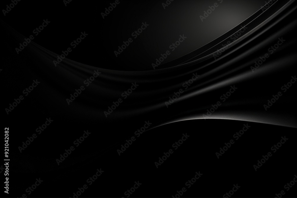 Abstract Black Fabric Abstract Black Fabric
