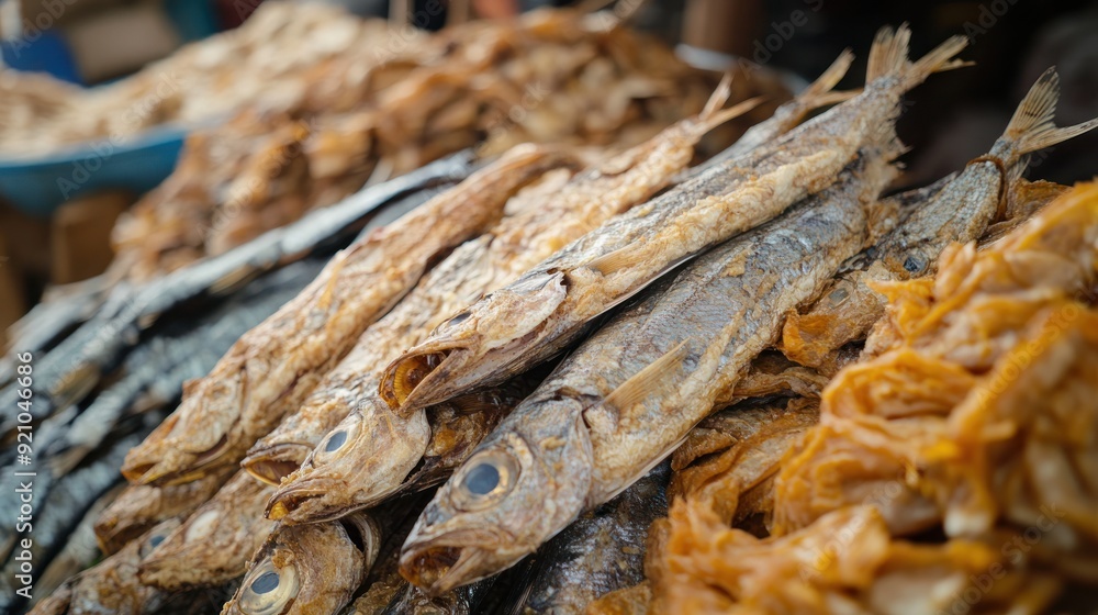 Dried Fish in a Market Dried Fish in a Market