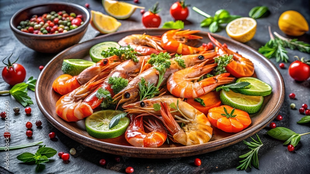 A Masterpiece of Seafood: Unveiling the Luxurious Charm of Shrimp Delicacies Generative AI A Masterpiece of Seafood: Unveiling the Luxurious Charm of Shrimp Delicacies Generative AI