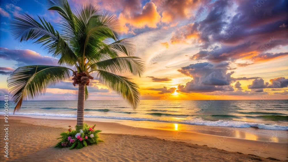 Sun-Kissed Shores: A Coastal Wedding Dream AI Generated Sun-Kissed Shores: A Coastal Wedding Dream AI Generated