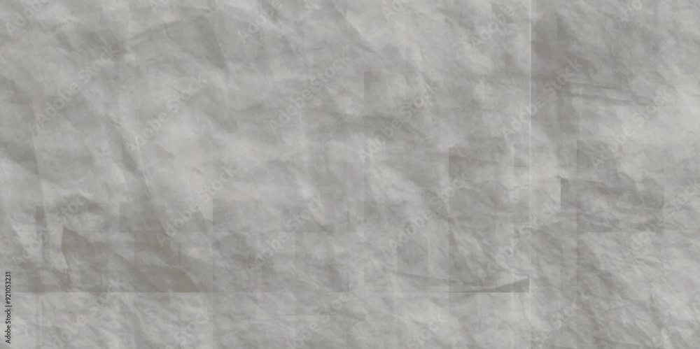 Fototapeta premium White wrinkly backdrop paper background. white colored grunge crumpled crushed paper horizontal vector backgrounds. creased recycle paper texture. Paper texture Crumpled White. Top view.