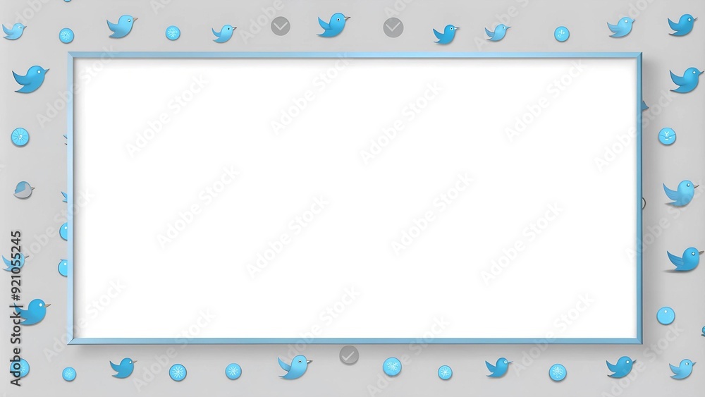 Tweet Frame Template for News Events: Modern Minimalist Design generative AI Tweet Frame Template for News Events: Modern Minimalist Design generative AI