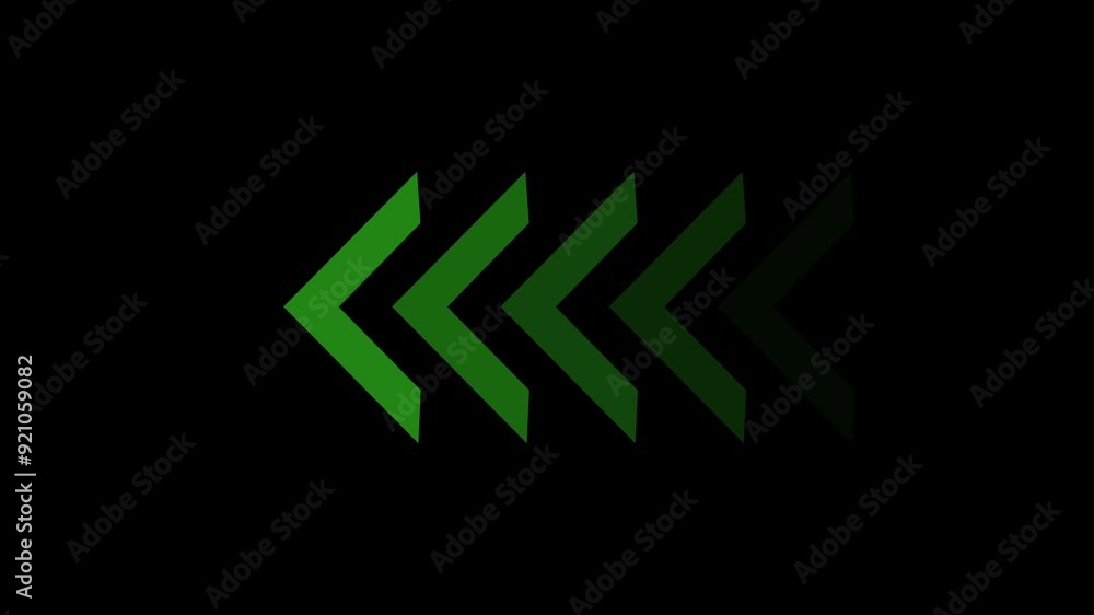 Arrow Loop Animation direction concept. arrow loading icon concept ...
