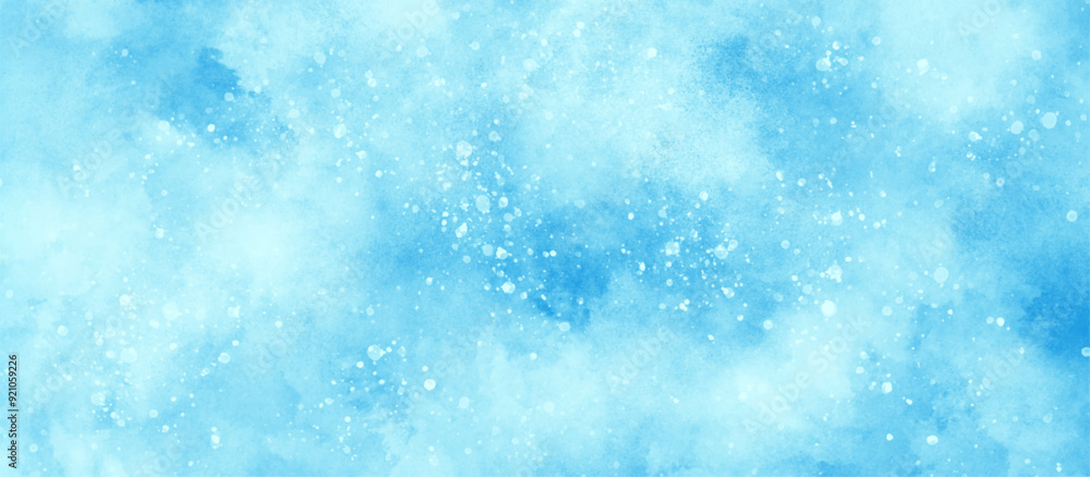 light blue bokeh background for design, beautiful blue watercolor background with glitter particles, A winter background with snowflakes and randomized floating bokeh, blue snow background texture. light blue bokeh background for design, beautiful blue watercolor background with glitter particles, A winter background with snowflakes and randomized floating bokeh, blue snow background texture.