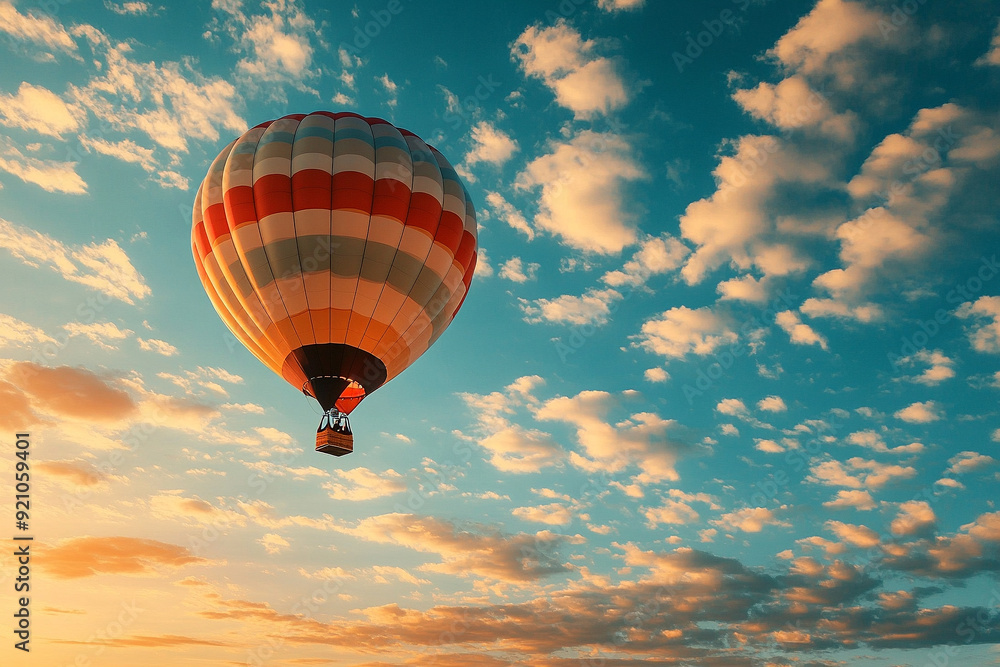 Fototapeta premium hot air balloon in the sky
