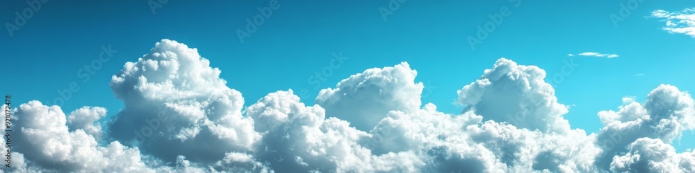 White fluffy clouds on blue sky. Abstract cloudscape background White fluffy clouds on blue sky. Abstract cloudscape background