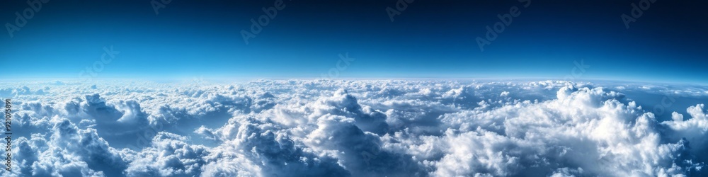 White fluffy clouds on blue sky. Abstract cloudscape background White fluffy clouds on blue sky. Abstract cloudscape background