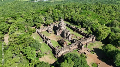 Phanom Rung Historical Park, Buriram Thailand, The park is one of the most beautiful in Thailand.