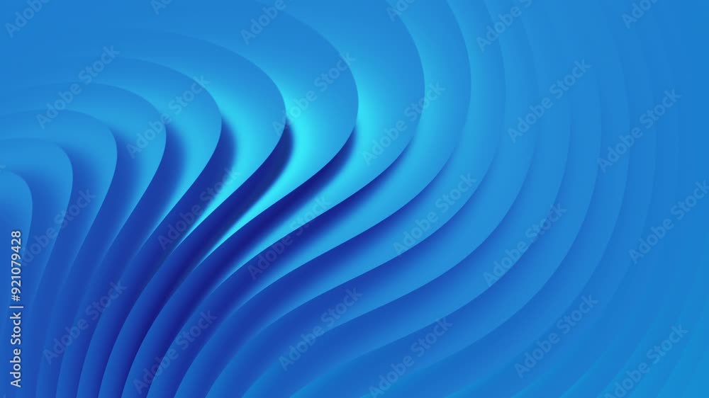 Blue waves flowing abstract 3d background. Seamless loop animation Blue waves flowing abstract 3d background. Seamless loop animation
