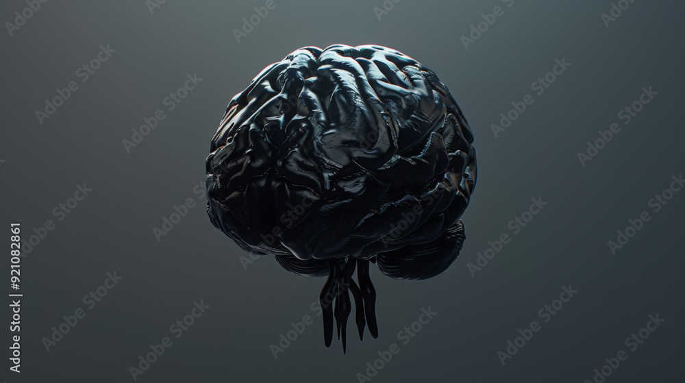 3d rendered illustration of a brain 3d rendered illustration of a brain