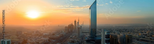 Sunrise over Kuwait City photo