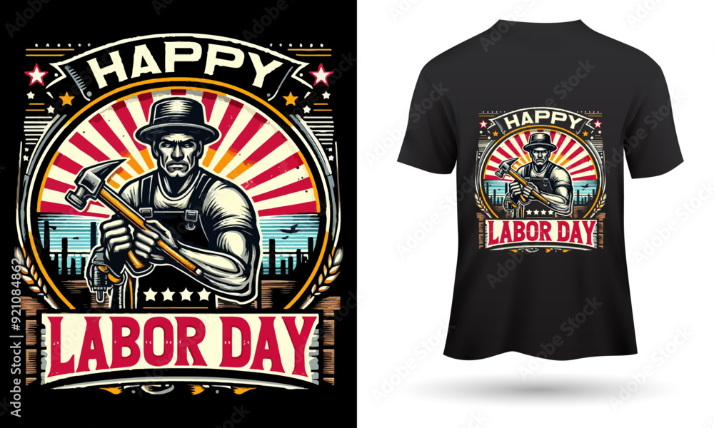 Happy Labor Day Tshirt Design Happy Labor Day Tshirt Design