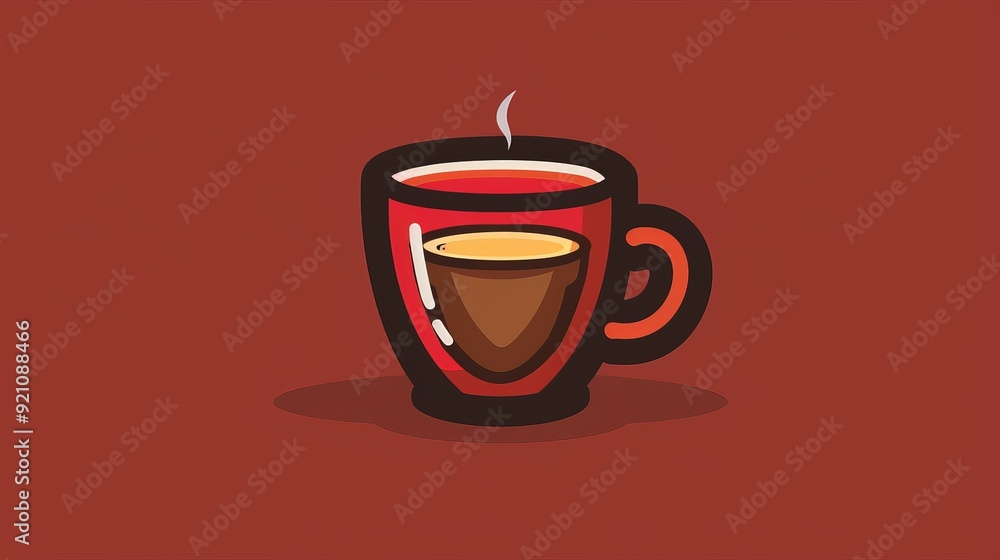 A coffee capsule icon, perfect for representing single-serve coffee machines. A coffee capsule icon, perfect for representing single-serve coffee machines.