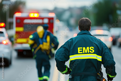 EMS Responders at Emergency Scene