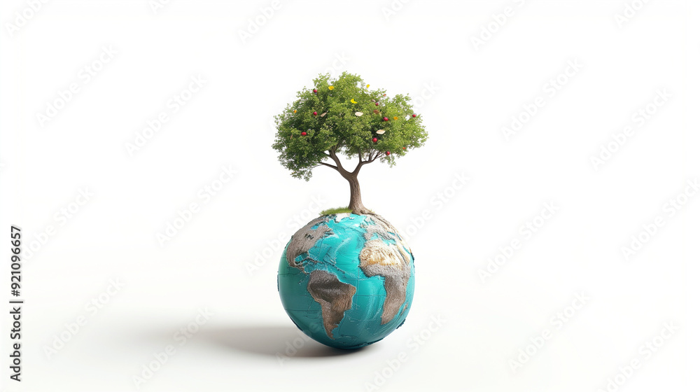 Planet against plastic, earth day concept. Ecology concept isolated on white background. Planet against plastic, earth day concept. Ecology concept isolated on white background.