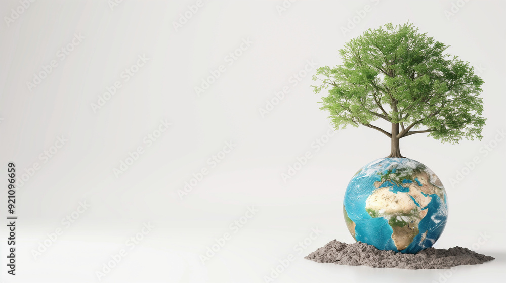Planet vs plastic, earth day concept, copy space. Planet vs plastic, earth day concept, copy space.