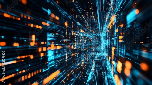 Futuristic Data Stream