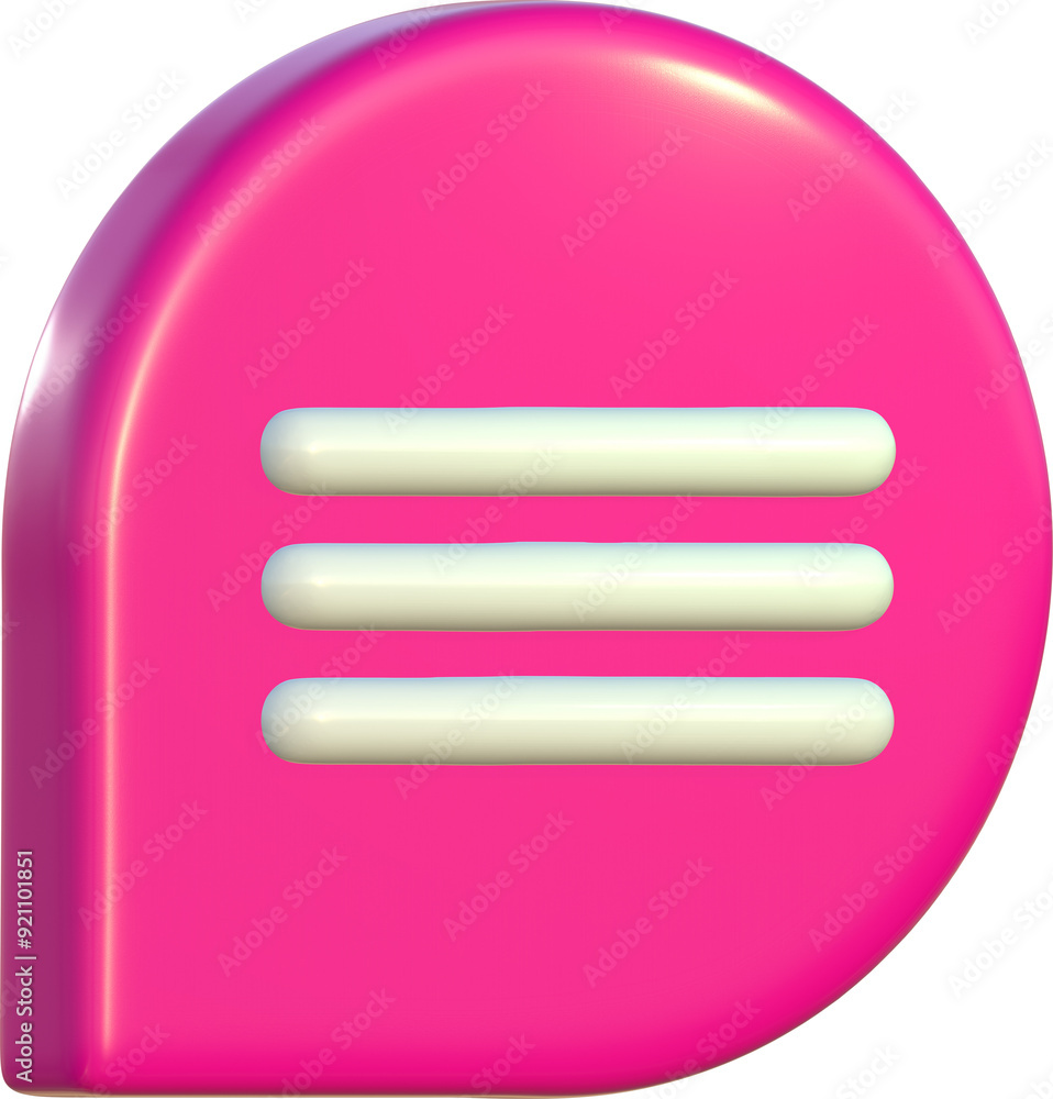 3D Chat Bubble for Social Media, Messaging, and UI Design 3D Chat Bubble for Social Media, Messaging, and UI Design