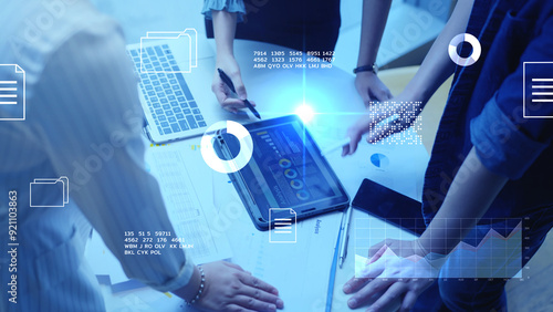 Tableau sur toile Business intelligence BI, encompasses data mining, process analysis, performance benchmarking, and descriptive analytics