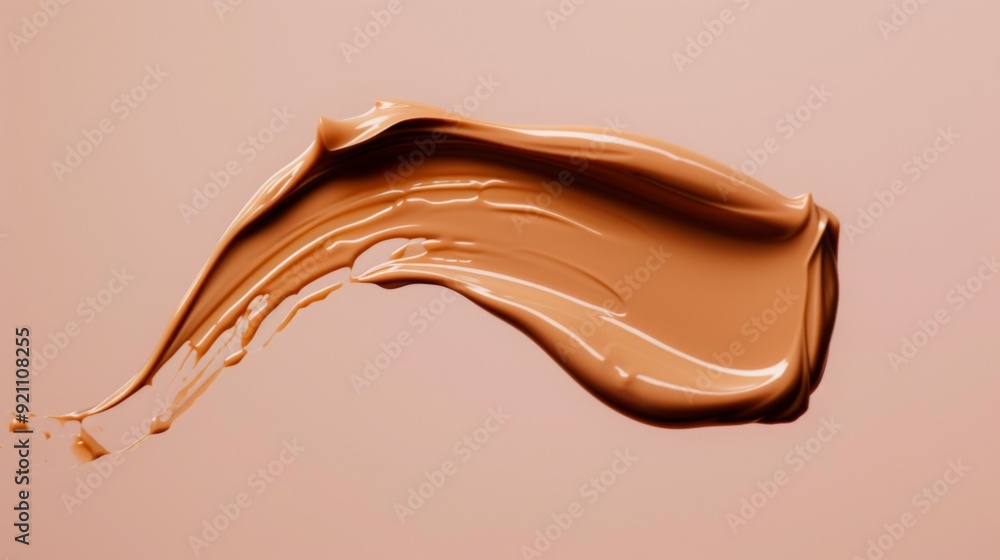 Smooth texture of liquid foundation Smooth texture of liquid foundation