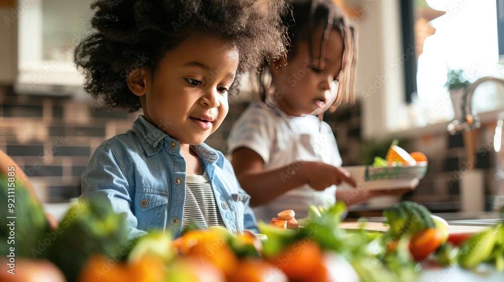 Children following a meal prep schedule, child, routine, development