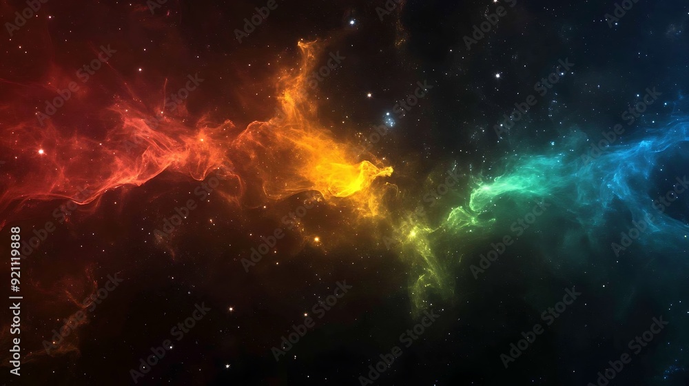 Luminous Chromatic Glow on Pitch-Black Canvas Luminous Chromatic Glow on Pitch-Black Canvas