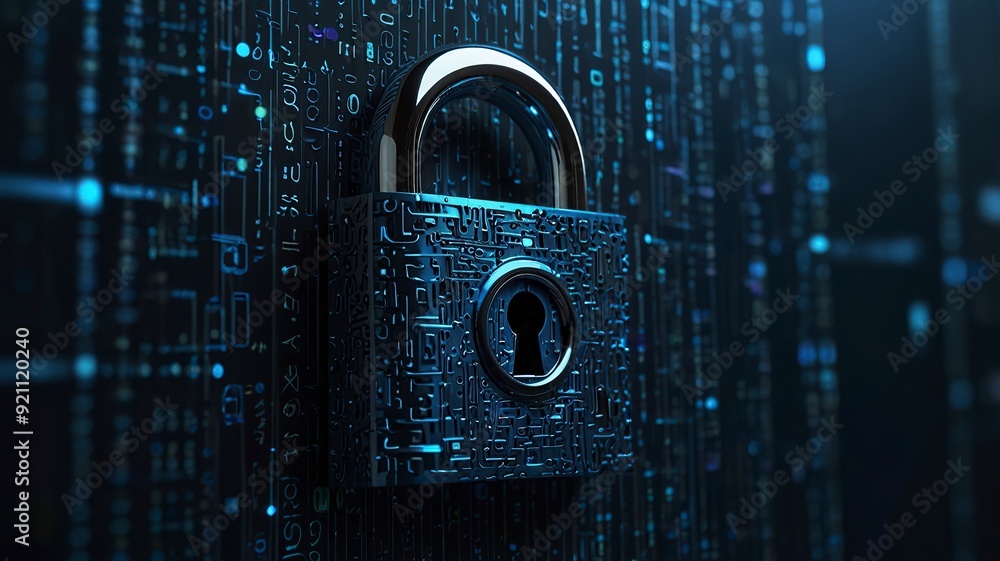 New Free Photo Set Part Cyber security concept with padlock on binary code background 3D rendering ai
New Free Photo Set Part Cyber security concept with padlock on binary code background 3D rendering ai