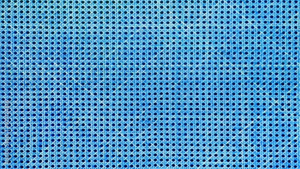 abstract geometric pattern of blue wooden basketwork, stylish texture background for handicraft, craft, cultural, traditional concept. wicker mesh texture. rattan background. abstract geometric pattern of blue wooden basketwork, stylish texture background for handicraft, craft, cultural, traditional concept. wicker mesh texture. rattan background.