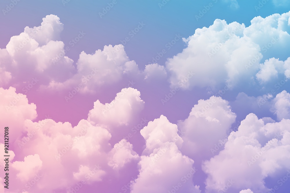 Serene Sky Gradient with Soft Violet Hues and Cloud Silhouettes. Serene Sky Gradient with Soft Violet Hues and Cloud Silhouettes.