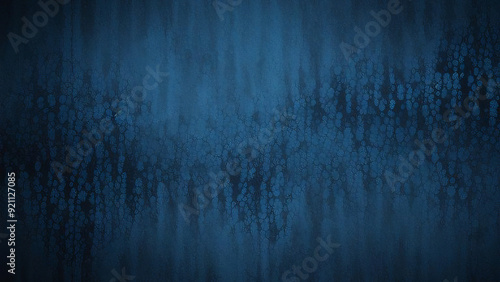 Dark blue grunge plaster texture background, symbolizing depth and resilience in artistic abstraction