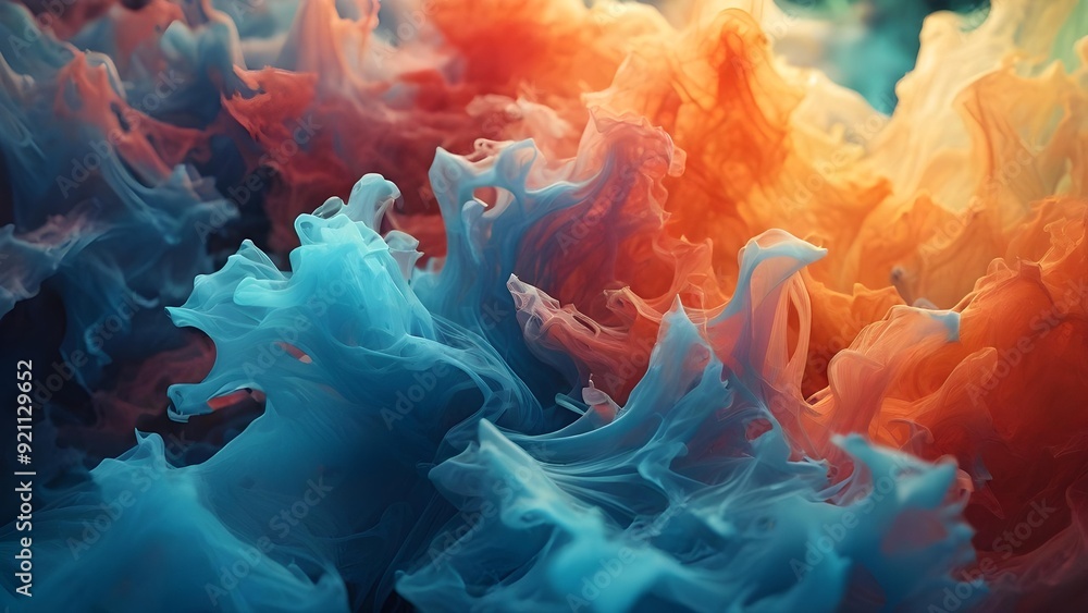 Obraz premium abstract colored clouds