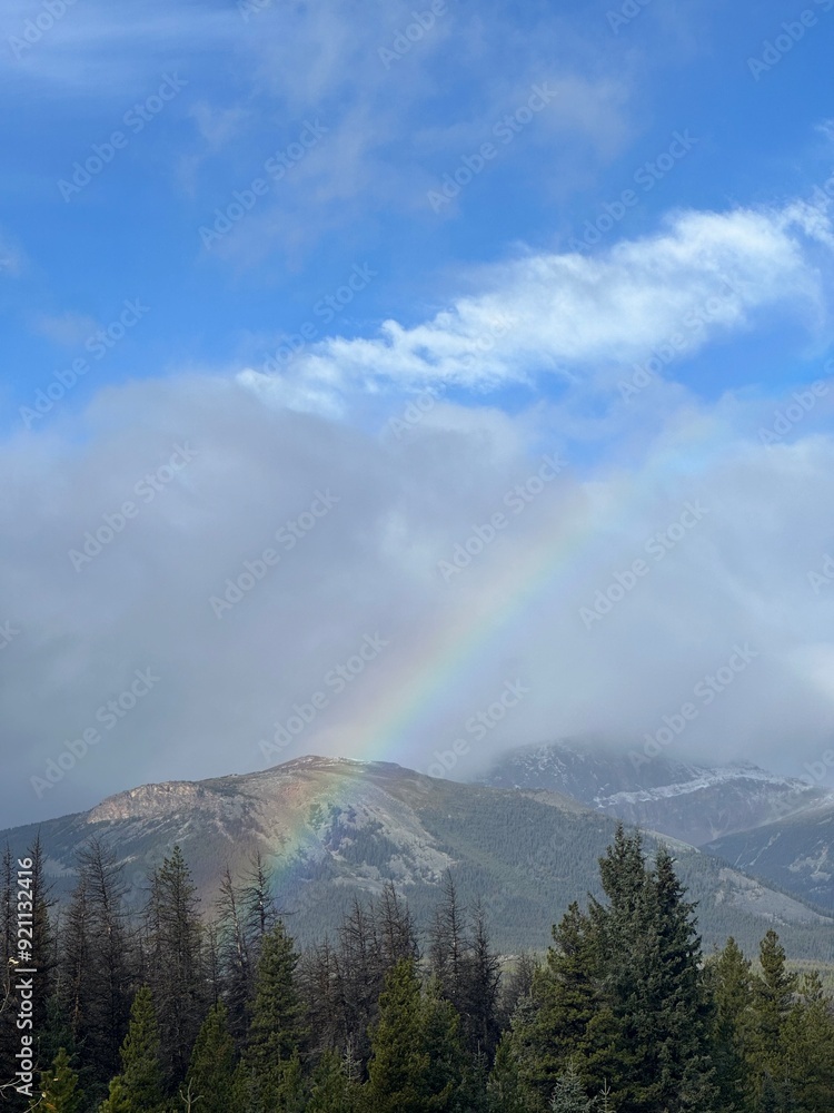 Rainbow in the Mountains Rainbow in the Mountains