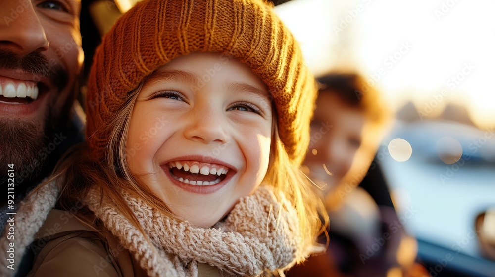 A smiling child bundled up in winter wear enjoys precious family time, emphasizing the warmth and togetherness of the winter holiday season in a cozy setting. A smiling child bundled up in winter wear enjoys precious family time, emphasizing the warmth and togetherness of the winter holiday season in a cozy setting.