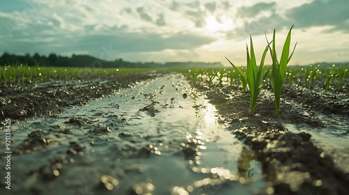 Reviving a Drought-Ravaged Field: Hope Amidst Climate Change Crisis