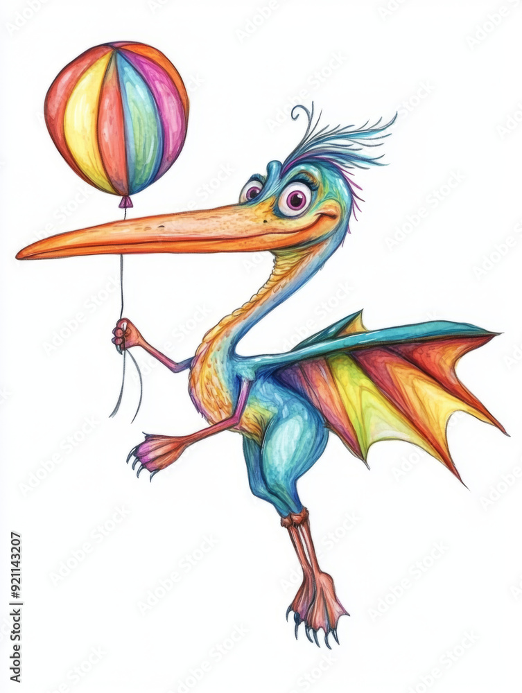 Obraz premium cartoon dinosaur cute