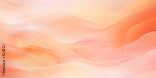 Wallpaper Mural Peach watercolor gradient pastel background seamless texture pattern texture for display products blank copyspace for design Torontodigital.ca