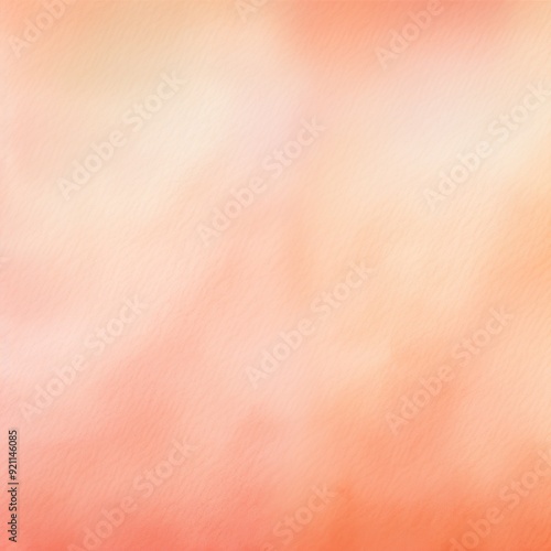 Peach watercolor gradient pastel background seamless texture pattern texture for display products blank copyspace for design