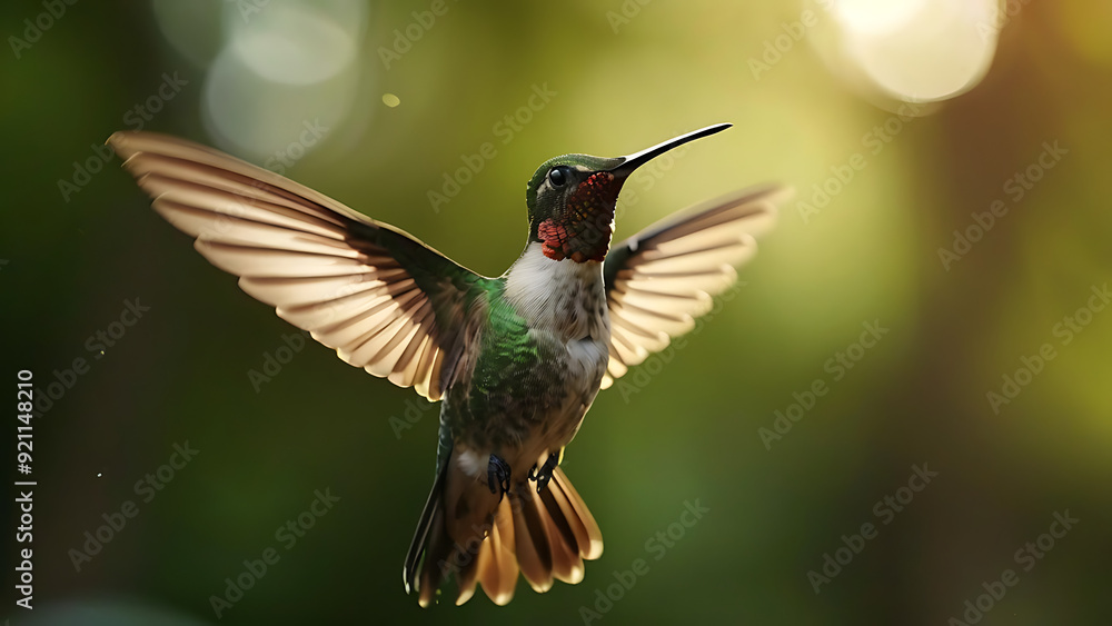 Hummingbird wings flapping in slow motion
Hummingbird wings flapping in slow motion