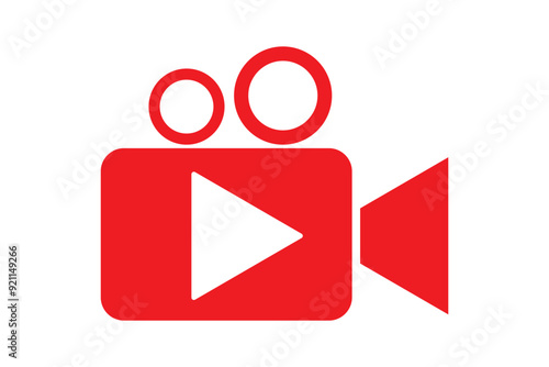 video camera icon for streaming , facetime icons video call symbol
