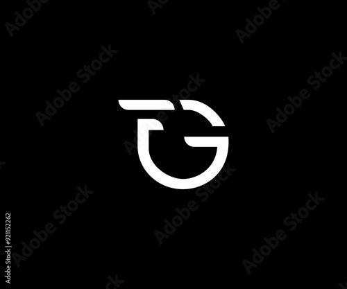 Free Download FG letter modern clean logo - GFXLoad
