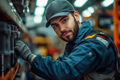 Mobile Repair Technician Performing On-Site Maintenance